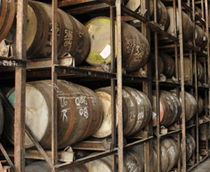 fûts de vieillissement rhum Diplomatico