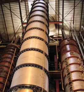 Alambic de type à colonne