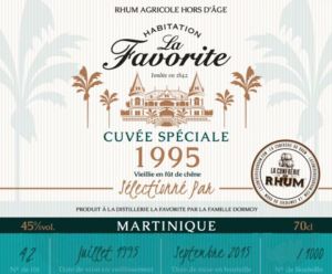 étiquette cuvée spéciale 1995 La Favorite