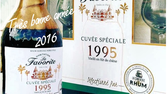 Cuvée spéciale La Favorite 1995 sélection de la Confrérie du Rhum