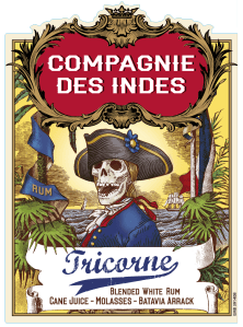 Compagnie des indes -Tricorne - rhum blanc