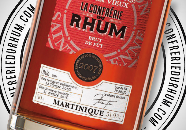 cuvée 2007 confrerie du rhum