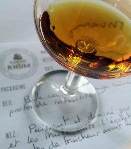 dégustation rhum la Mauny 2005