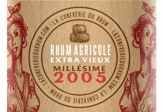 La Mauny millésime 2005 cuvée de la Confrérie du Rhum