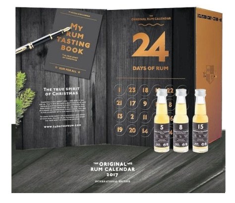 Calendrier de l'avent du rhum