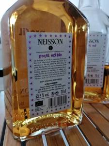 etiquette au dos profil 105